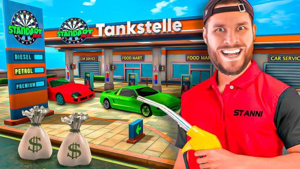 Ich eröffne eine 1$ Tankstelle im Tankstellen Simulator