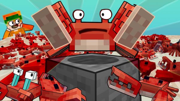 Crab Rave in Minecraft