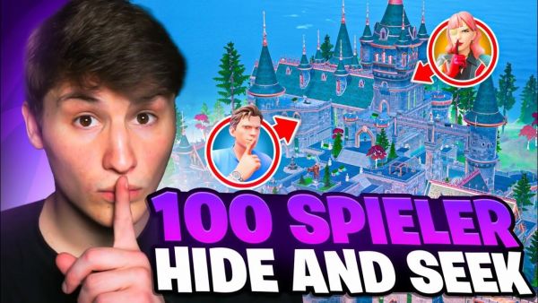 JONZY veranstaltet ein 100 Spieler HIDE & SEEK in CASTLE DOOM