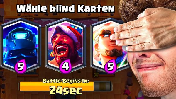 😱😵*BLIND* SUPER-KARTEN WÄHLEN im NEUEN MODUS! | Clash Royale Deutsch