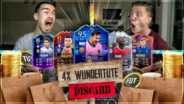 FIFA 21 : 4x WUNDERTÜTE DISCARD BATTLE !! 😱🔥 WER BIN ICH ??