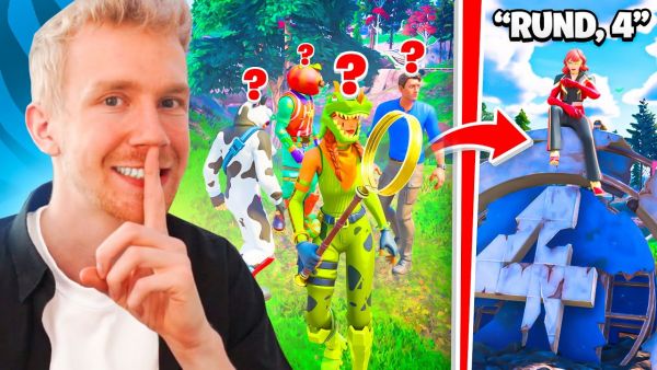 6 YOUTUBER suchen FORTNITE VERSTECKE mithilfe von 1 SATZ! 🏆 (extrem lustig)