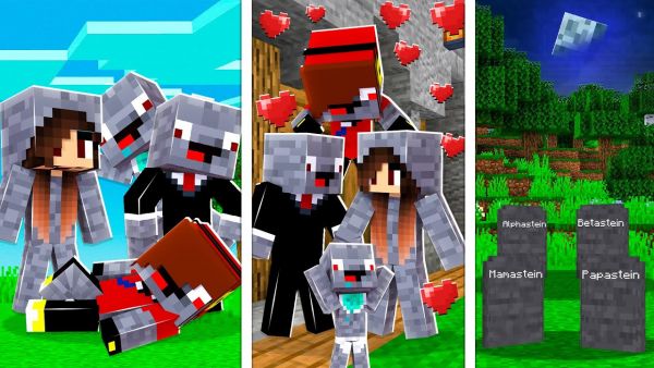 ALPHASTEIN FAMILIE LEBENSZYKLUS in Minecraft !