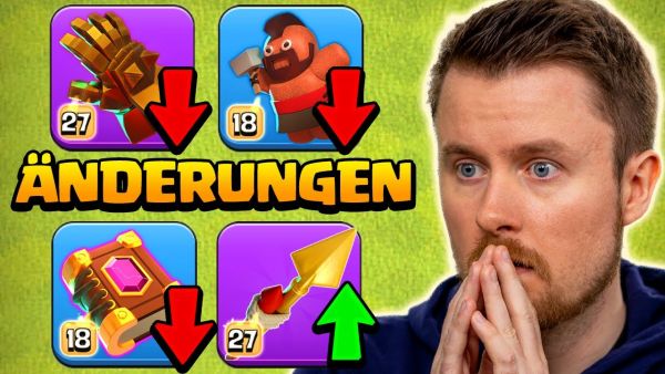 BALANCE ÄNDERUNGEN für AUSRÜSTUNGEN zum ERSTEN MAL in Clash of Clans