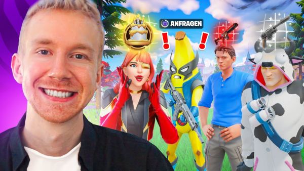 Das ERSTE FORTNITE *NPC LOOT* YOUTUBER BATTLE! 🏆
