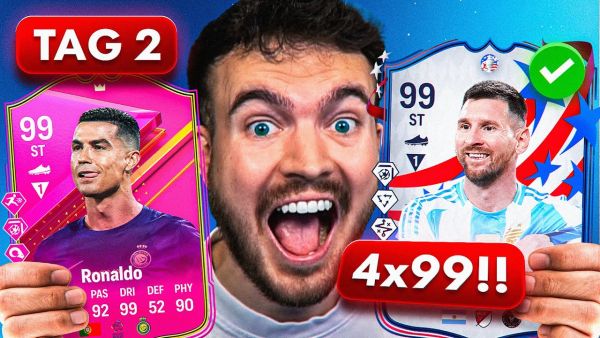 SIUUUUU! WIE SCHNELL ZIEHE ich das BESTE TEAM in FC 24? TAG 2 🔥🤯 🧪 (Experiment)