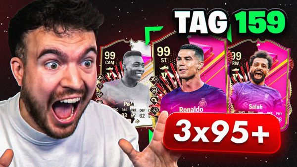 3x95+ FUTTIES PACK! WAS ERREICHT man in EA FC 24 ohne FC POINTS? TAG 159 🥼🧐🧪