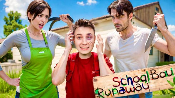 МЕНЯ ИЗБИВАЮТ ЗЛЫЕ РОДИТЕЛИ! СБЕГАЮ в SCHOOLBOY RUNAWAY в i