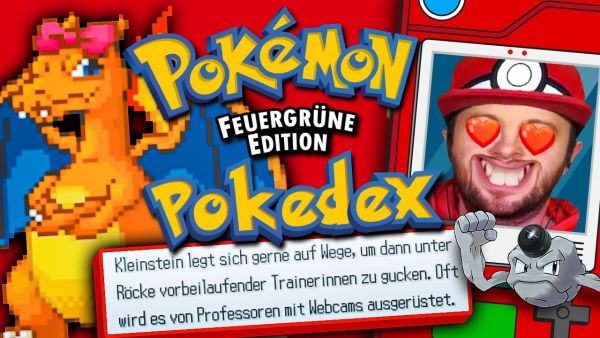 Pokémon Feuergrün: Zu wilde Pokédex Einträge