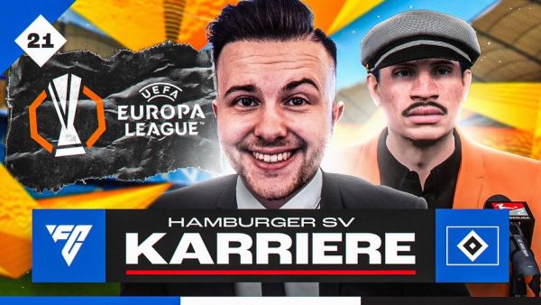 WIR sind in der EUROPA LEAGUE 😍 HSV INTERNATIONAL 🏆 EA FC 24 Hamburg Karrieremodus #21