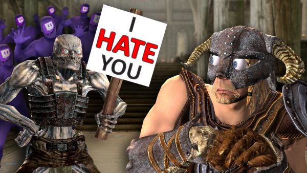 If I don't keep Twitch Chat happy, Skyrim will kill me