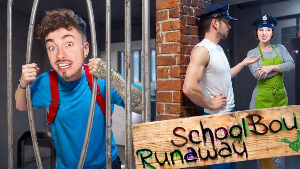 СБЕГАЮ ИЗ ТЮРЬМЫ ЗЛЫХ РОДИТЕЛЕЙ В SCHOOLBOY RUNAWAY В МАЙН