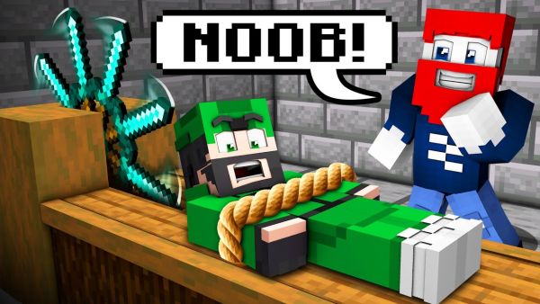MEINE ERSTE TÖTLICHE FALLE - Minecraft Helden