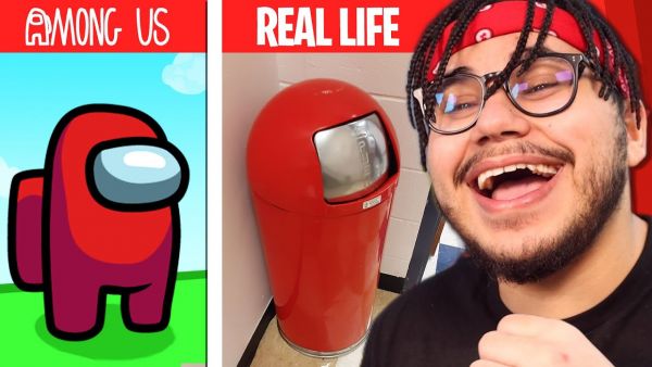AMONG US vs. REALLIFE CHALLENGE!