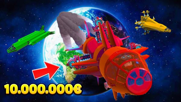Wir BAUEN die SCHNELLSTE RAKETE der WELT (1000KM/H) und FLIEGEN ins WELTALL mit Braxic & Schmockyyy