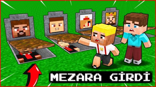 EFEKAN VE ALPEREN VAMPİRLERİN MEZARINA GİRDİ! 😱 - Minecraft