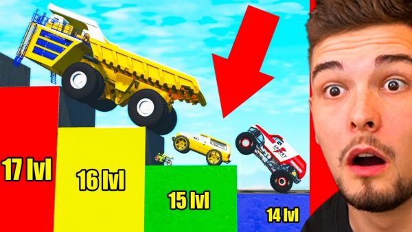 WELCHES AUTO kann HÖHER KLETTERN?! (BeamNG Drive)
