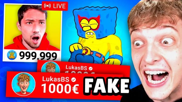 Ich PRANKE Brawl Stars STREAMER mit FAKE 1000€ SPENDE und das passierte...