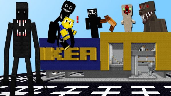 Überleben im Horror IKEA! (SCP, Cave Dweller, Night Prowler) - Keine Gute Idee