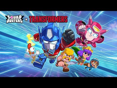Squad Busters x Transformers – Coming September 16th! 🌠