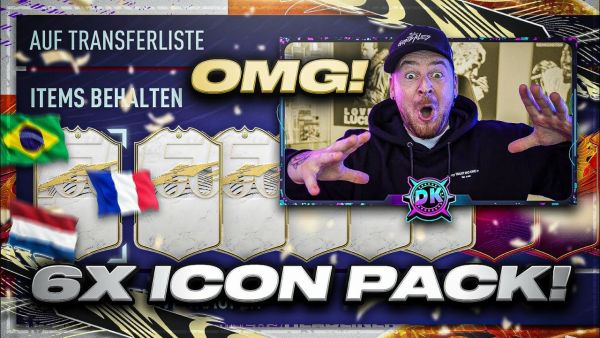 OMG JAAA !😱 6x ICON PACKS auf EXPERIMENT ANGELEHNT 🔥 FIFA 21 Pack Opening