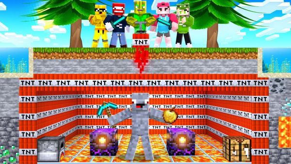 iCRIMAX, BENX & FLO AKTIVIEREN die "TNT FALLE"?! (Minecraft Helden)