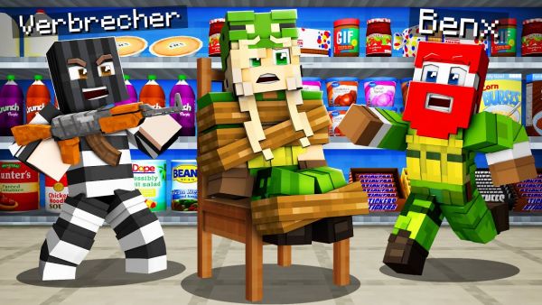 ELINA WIRD ZUR GEISEL in MINECRAFT MILITÄR