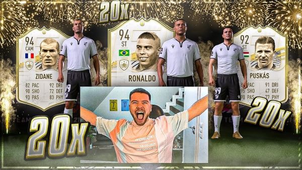 OMG! 20x MID OR BABY ICON PACK OPENING EXPERIMENT 😱😱 FIFA 21