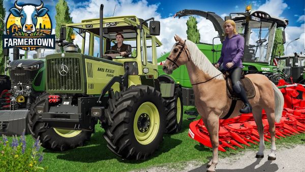 Neuanschaffung und ausgerissenes Pferd | Farmertown 3 #4 | LANDWIRTSCHAFTS SIMULATOR 22