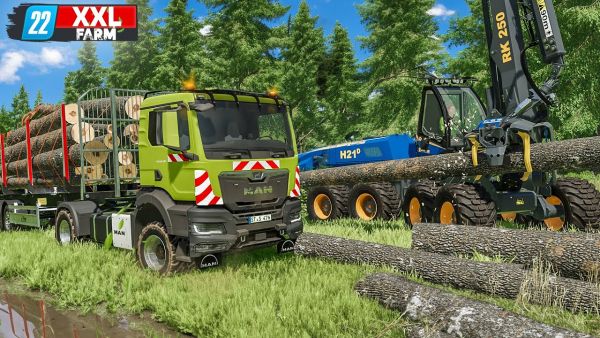 LS22: Start der XXL-Rodung im Wald: 100 Bäume weichen! | XXL Farm 2 #15 | FARMING SIMULATOR 22