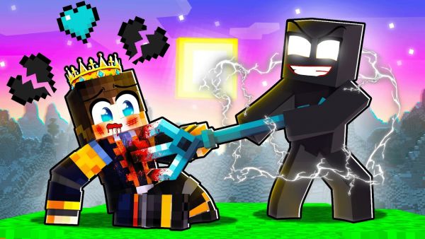 ERSTES OFFIZIELLES 1 GEGEN 1 .. VERLIERE ich ZWEITES HERZ in Minecraft HELDEN?