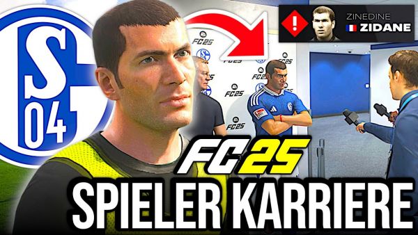 ZIDANE UNTERSCHREIBT BEI SCHALKE!! ✍🏻😱 FC 25 Spielerkarriere mit Icons