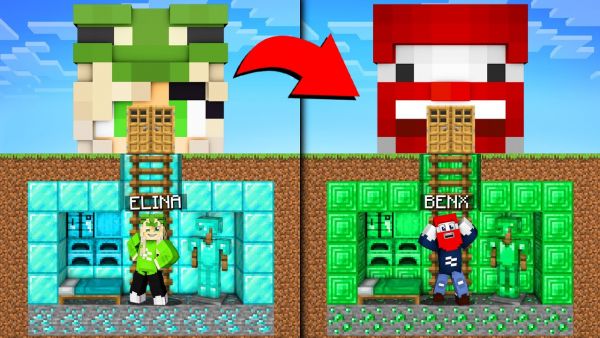 So Lebst du in einem $9.000.000 BENX ATOM BUNKER (Minecraft)