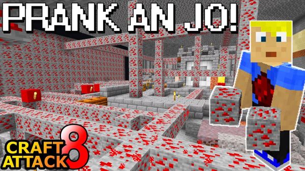PRANK! Er wird NIE WIEDER Redstone brauchen... & Timelapse - Minecraft Craft Attack 8 #162