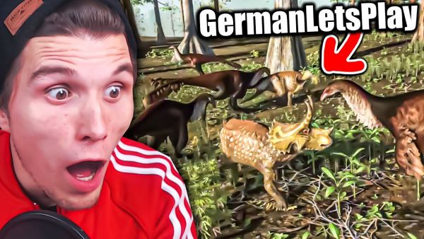 GermanLetsPlay wird GEFRESSEN! | Dinosaurier Simulator
