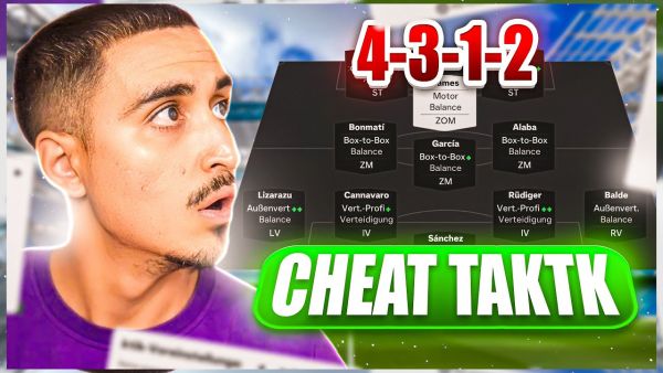 DIESE TAKTIK IST EIN CHEAT!🤫 NEUE 4-3-1-2 TAKTIKEN & ROLLEN IN EA FC 25!😍