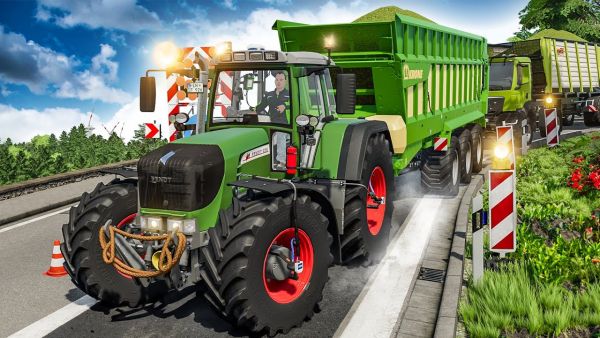 Abfahrerkolonne bei der Grünroggen-Ernte: Der Häcksler wartet! | FARMING SIMULATOR 22 2/3