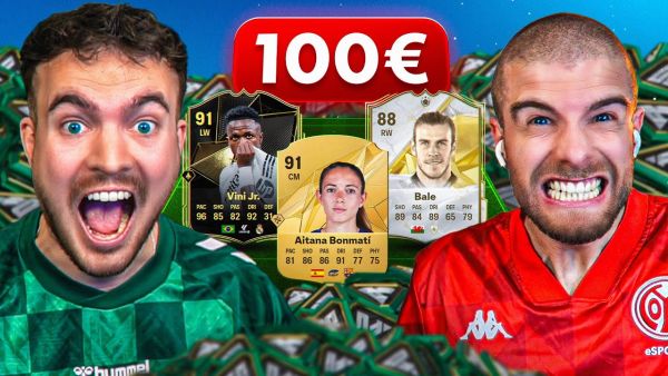 NEUER ACCOUNT! WER erreicht MEHR in 1 STUNDE mit 100€ in FC 25 🔥🤯 (ACCOUNT BATTLE vs JULIAN 🏆)