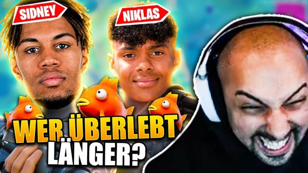 🐠💀 LÄNGER ÜBERLEBEN CHALLENGE gegen 2 FUßBALL PROFIS