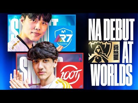 WHAT THE HELL IS GOING ONNNN - 100T DEBUT AT WORLDS 2024 VS R7 IN PLAYINS - CAEDREL