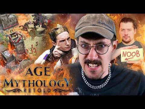 2 Pro's + 1 Noob = ??? | Age of Mythology: Retold