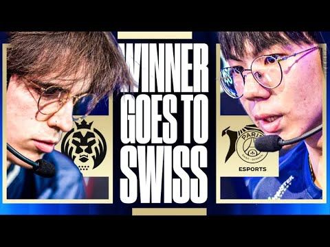 WINNER GOES TO SWISS - MAD VS PSG WORLDS 2024 - CAEDREL