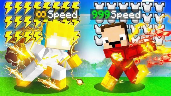Ukri und Billy bekommen SUPER Geschwindigkeit und werden Flash in Minecrafz!