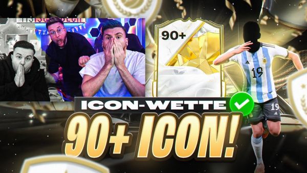 OMG!!!! 90+ ICON GEZOGEN 😱😱 ICON WETTE vs BROSKI GEWONNEN 😍 EA FC 25