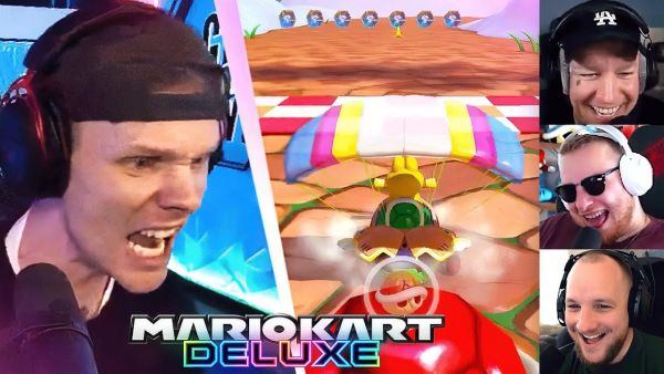 3 VS 1 🤬 ALLE GEGEN MICH 😢 | Mario Kart Crew #12