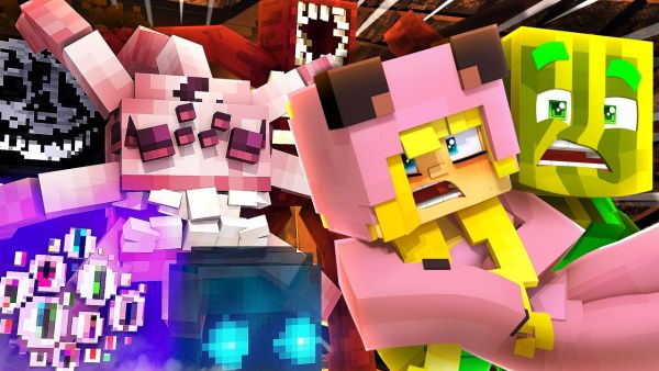 MINECRAFT, ABER DOORS 2 VERFOLGT UNS?!