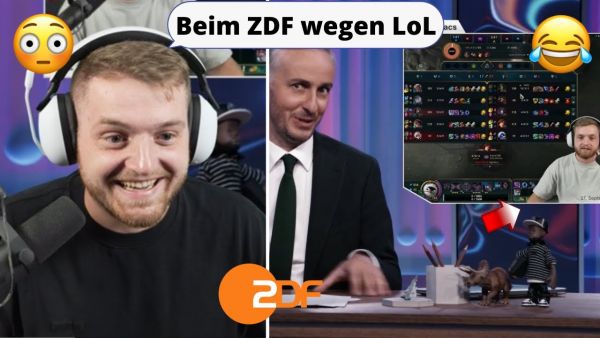 Beim ZDF in der Sendung durch Chefstrobels feeden in LoL😳👀😂