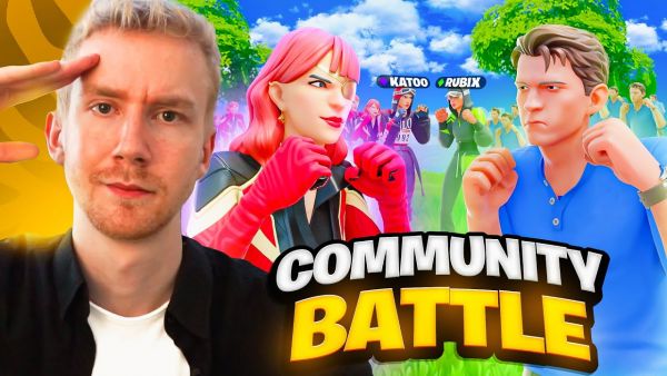 Das erste COMMUNITY BATTLE gegen ALVI in Fortnite! 🏆