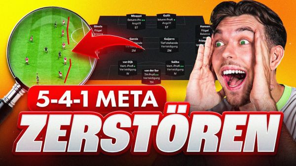 Die BESTE TAKTIK GEGEN 5er KETTEN | Meine 4-4-2 Taktik 🔥