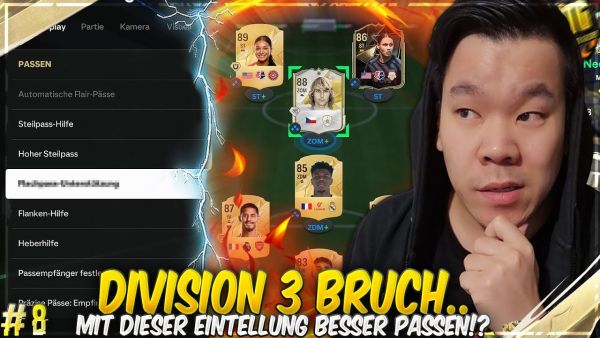 DIV 3 RIVALS BRUCH MIT.. 🤕 MIT DIESER EINSTELLUNG KANN MAN WIEDER NORMAL PASSEN!? 🤔 EAFC 25 RTG#8